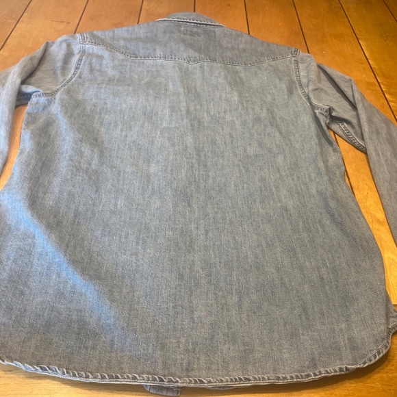 Denim Button-Up Shirt - Picture 12 of 16